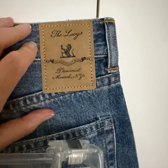 NWOT DENIMIST (R13 diffusion line) LUCY BOYFRIEND JEANS - sz 28 - Picture 9 of 12